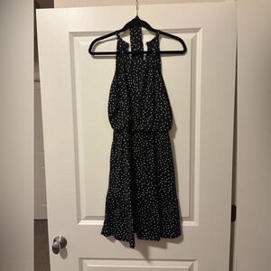 Polka Dot Dress - Black and White
